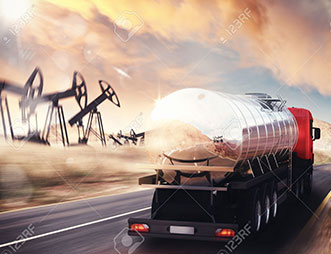 sample of truck with skid tank